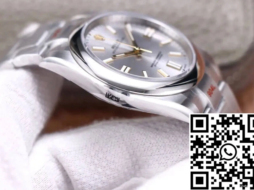Oyster M124300-0001 EW 41MM Dial Silver Factory Perpetual Rolex 0521